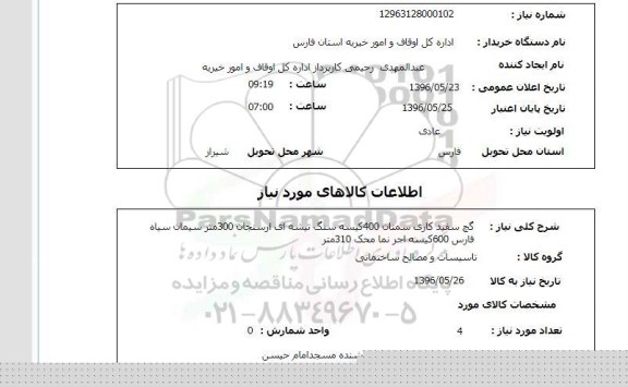 استعلام, گچ سفید کاری سمنان