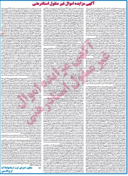 مزایده,مزایده ششدانگ یکباب خانه مساحت 795.02مترمربع