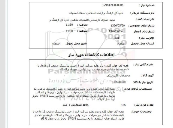استعلام ,استعلام جعبه کف خواب کلید و پریز تولید ...