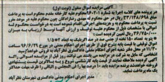 مزایده,مزایده پتو به تعداد 150 تخته 