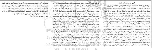 مزایده,مزایده ششدانگ ساختمان بخش دو اردبیل