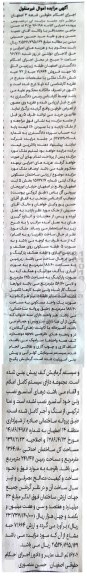 مزایده ملک در حال ساخت مساحت کل ساختمان 1364.80متر 