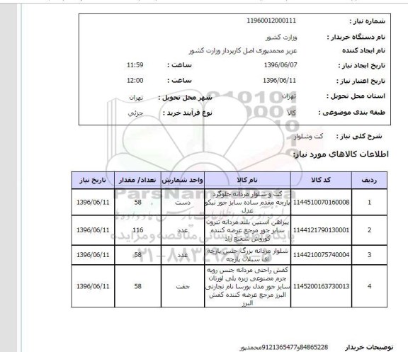 استعلام ,استعلام کت و شلوار