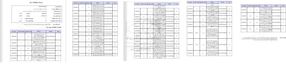 استعلام, استعلام اتصالات فولادی و پیچ و مهره گالوانیزه و واشر لاستیکی منجید دار