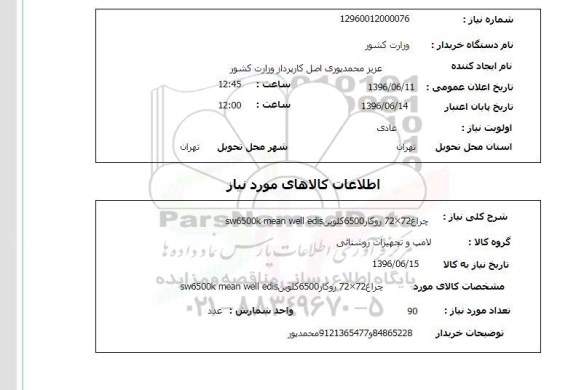 استعلام، استعلام چراغ