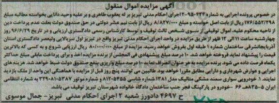 مزایده خودروی سواری سمند