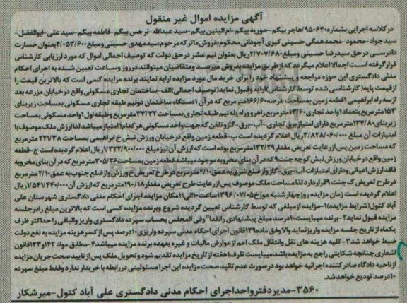 مزایده ,مزایده ساختمان تجاری مسکونی