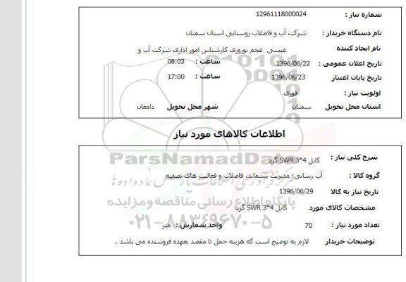 استعلام , استعلام کابل 