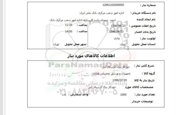 استعلام، استعلام خودکار بیک 