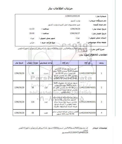 استعلام ,استعلام کت و شلوار