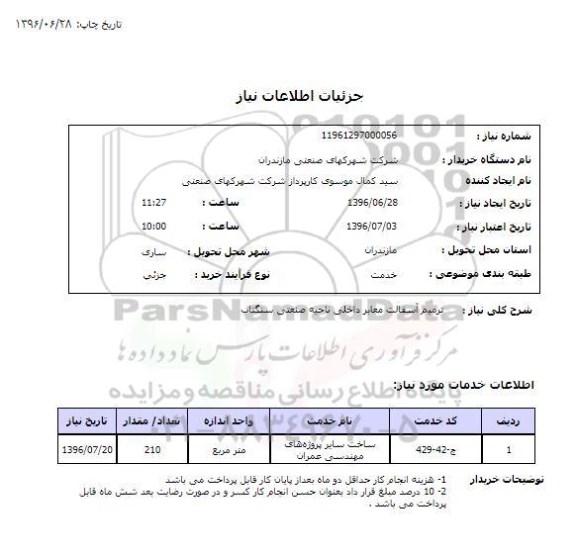 استعلام، استعلام ترمیم آسفالت معابر داخلی 