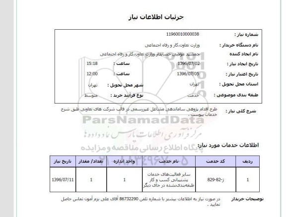 استعلام,استعلام طرح اقدام پژوهی ساماندهی غیررسمی