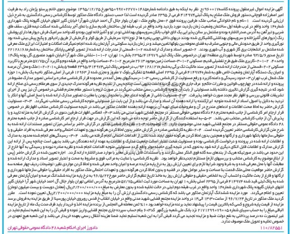 مزایده,مزایده ملک مشاع به پلاک ثبتی 414974 فرعی