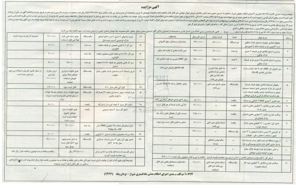 آگهی مزایده , مزایده فروش یخچال قنادی خوابیده استیل ، ویترین استیل قنادی....