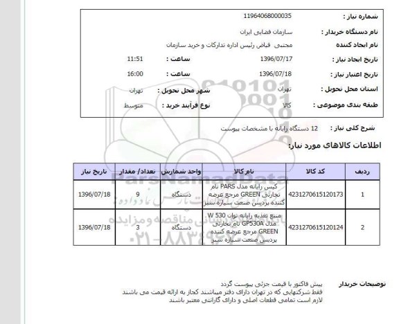 استعلام , استعلام دوربین مدار بسته