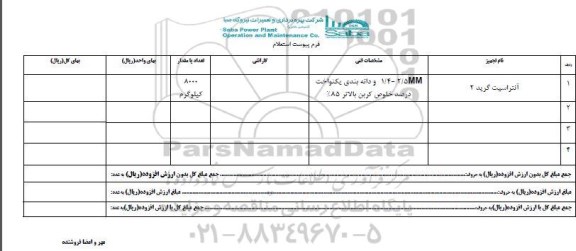 استعلام , استعلام ​​آنتراسیت گرید 2