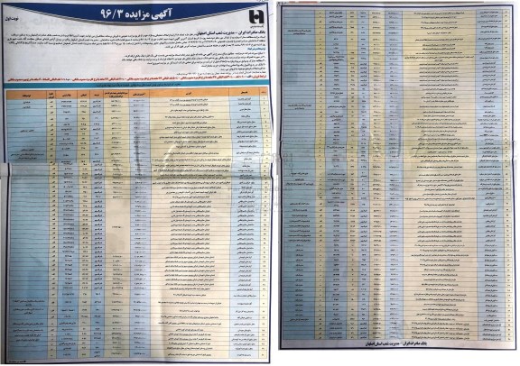 مزایده,مزایده فروش تعداد 118 رقبه از املاک تملیکی و مازاد 