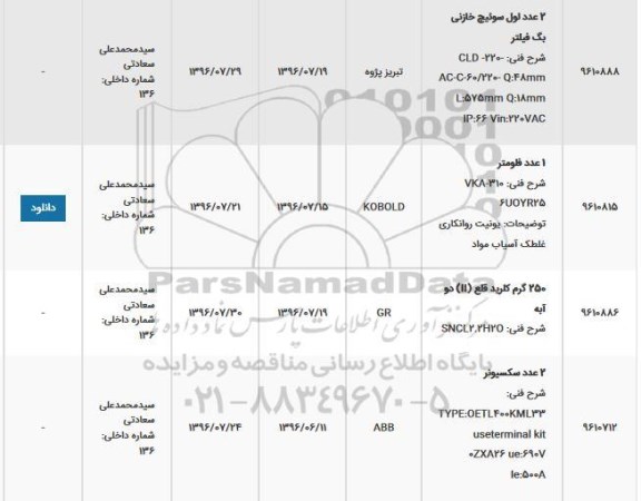 استعلام، استعلام 2 عدد لول سوئیچ خازنی یک فیلتر ...