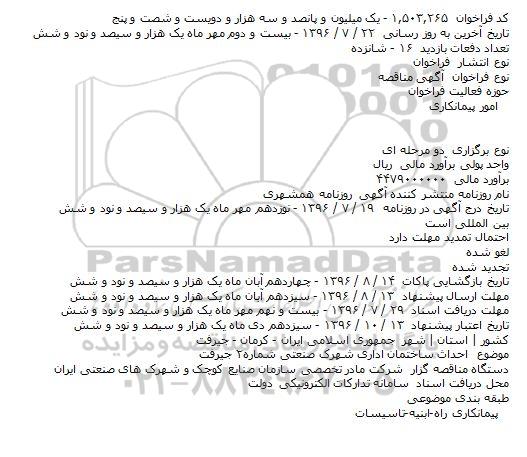 مناقصه,مناقصه احداث ساختمان اداری 