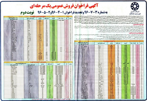 مزایده,مزایده فروش قطعات تجاری باغ مسکونی آموزشی نوبت دوم