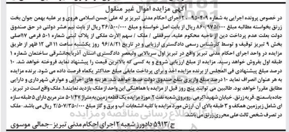 مزایده,مزایده یک قطعه زمین مساحت 501.47متر