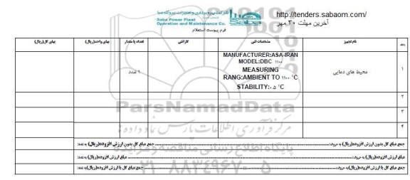 استعلام , استعلام ​محیط های دمایی