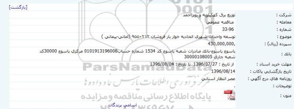 مناقصه ,مناقصه  توسعه و احداث شهری اتحادیه خوار بار فروشان