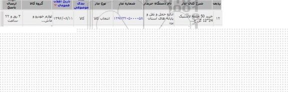 استعلام,استعلام خرید 50 حلقه لاستیک 24*12 گل