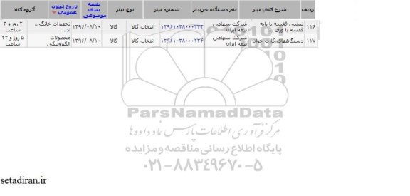 استعلام ، استعلام دستگاه های کارت خوان 