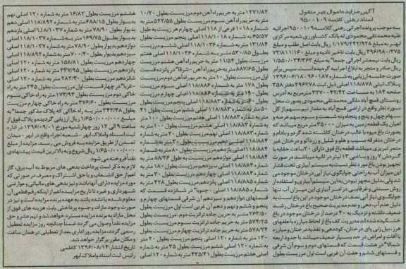 مزایده,مزایده پلاک ثبتی 118/878 اصلی 