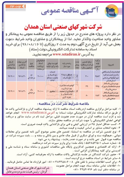 آگهی مناقصه عمومی , مناقصه انجام خدمات آزمایشگاهی و کنترل کیفیت و ... نوبت دوم 