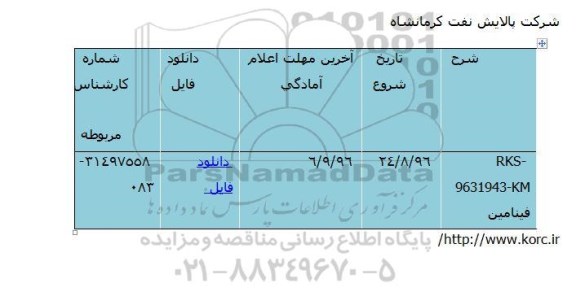 استعلام, استعلام فینامین