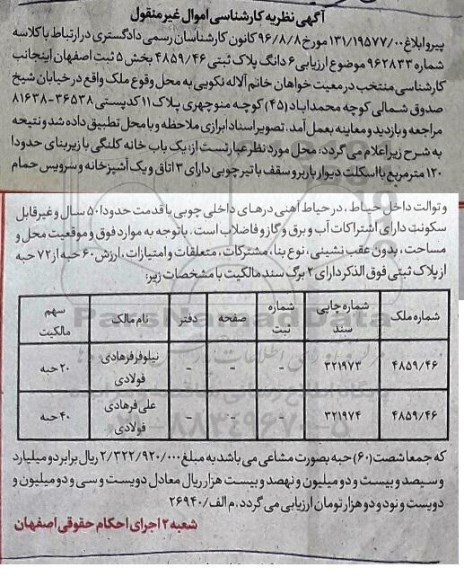 مزایده,مزایده ششدانگ یک دستگاه آپارتمان