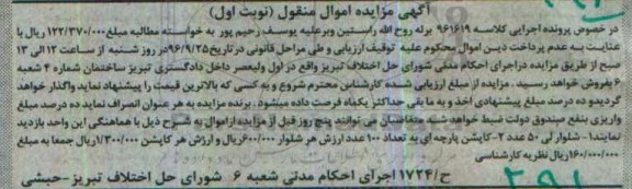 آگهی مزایده اموال منقول، مزایده شلوار لی 50 عدد...