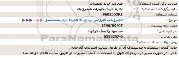 استعلام, استعلام  الکتروپمپ کارواش پرتابل به همراه نازل شستشو