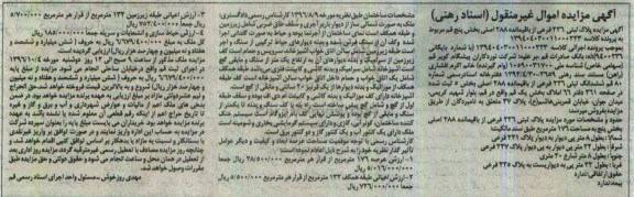 مزایده,مزایده پلاک ثبتی 226 فرعی بخش پنج قم