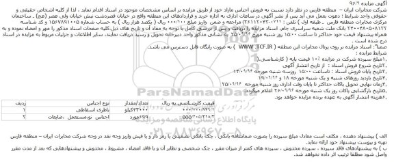مزایده, مزایده باطری اسقاطی و اجناس نو و مستعمل ...