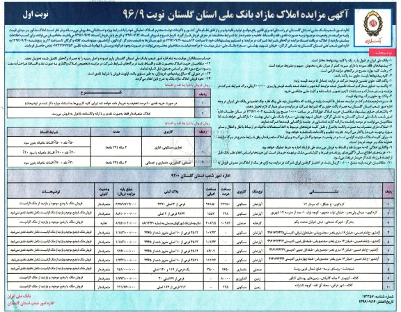 مزایده,مزایده فروش املاک تملیکی شرایط ویژه و استثنایی