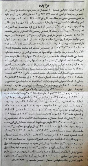 مزایده,مزایده املاک 4 باب مغازه نیمه ساز