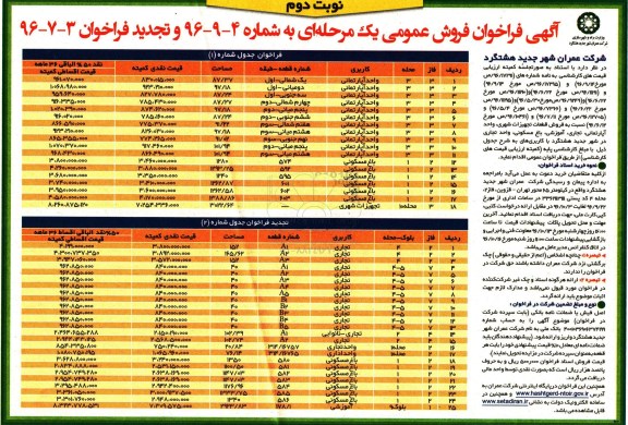 مزایده,مزایده فروش قطعات تجهیزات شهری واحد آپارتمانی تجاری آموزشی نوبت دوم