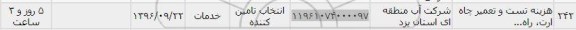استعلام, استعلام ​هزینه تست و تعمیر چاه ارت، راه