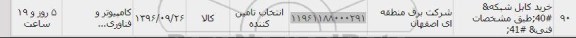 استعلام,استعلام ​خرید کابل شبکه