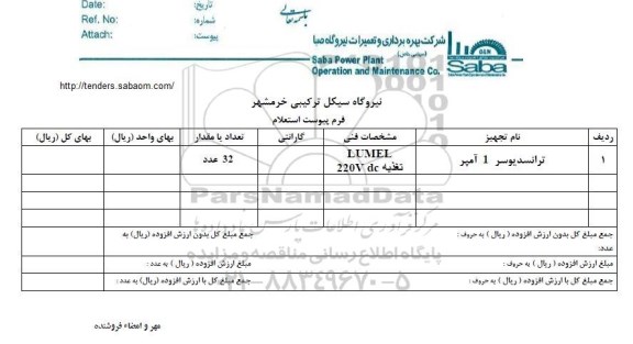 استعلام, استعلام ترانسدیوسر 