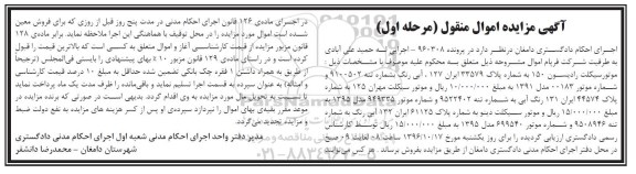 مزایده, مزایده موتورسیکلت رادیسون مدل 1391