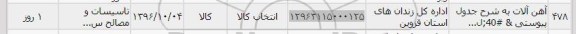 استعلام, استعلام آهن آلات