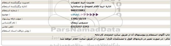 استعلام، استعلام اتصالات