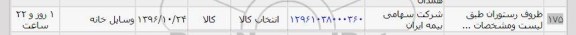 استعلام,استعلام ظروف رستوران 