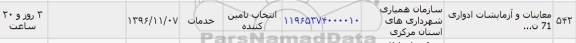 استعلام , استعلام معاینات و آزمایشات ادواری