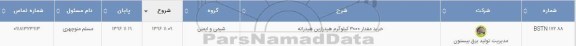 استعلام، استعلام خرید مقدار 3000 کیلوگرم هیدرازین هیدراته