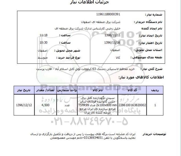 استعلام,استعلام خرید محافظ لاستیکی سردستک